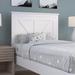 Sand & Stable™ Faulkner Solid Wood Panel Headboard Wood in White | 43.1 W x 1.25 D in | Wayfair F595E6C2C03649CC83ED414779ED205C