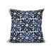 Winston Porter Milnor Outdoor Square Pillow Cover & Insert Polyester/Polyfill blend in Blue | 20 H x 20 W x 7 D in | Wayfair