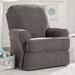 Birch Lane™ Seadrift 37" Wide Velvet Manual Club Recliner Chenille/Polyester or Polyester Blend/Velvet in Black/Blue/Brown | Wayfair