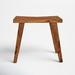 Joss & Main Harmond Accent Stool Wood in Brown | 17.25 H x 19.5 W x 13.75 D in | Wayfair BB8487E04DCD4CC3AC452C7CA51D253E