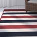 Blue/Red 60 x 144 in Area Rug - Breakwater Bay Youngblood Red/Cream/Blue Area Rug | 60 W x 144 D in | Wayfair DA525538C76B4606BF7C1CB9D4AE79E6