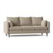 Union Rustic Kaveen 83" Round Arm Sofa Polyester in Gray/Brown | 37 H x 83 W x 36 D in | Wayfair 6CCE1C4B71D54A2AB8D1FAFC501119A0