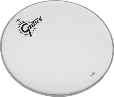Gretsch 22" Bass Drum Head WH w/Logo