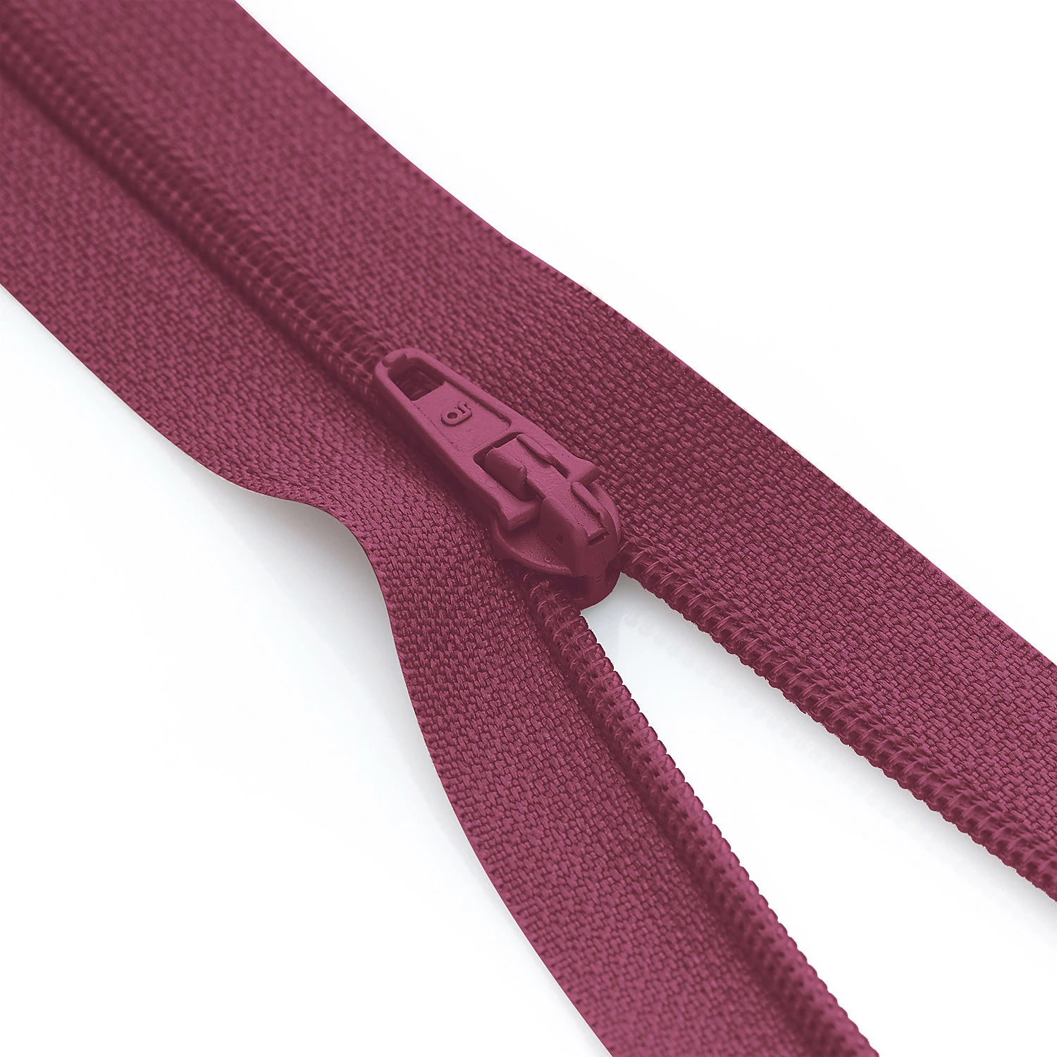 buttinette Fermeture éclair standard, cassis, non séparable