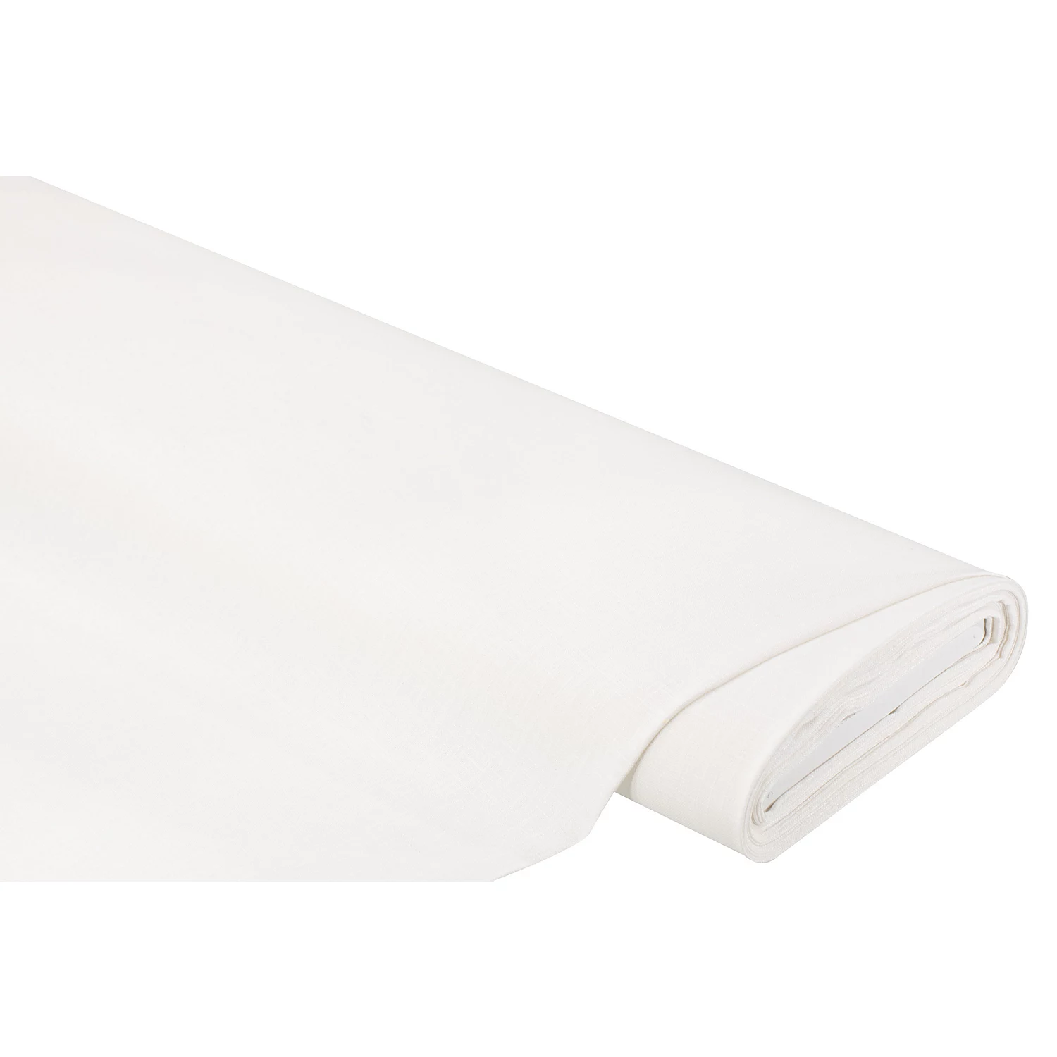 Tissu lin mélangé "naturel", blanc