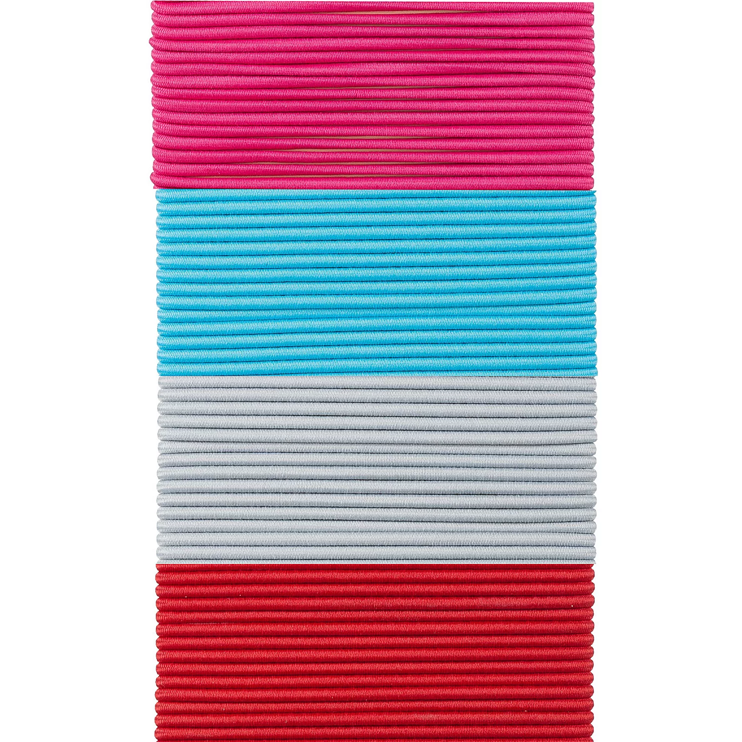 buttinette Lot de cordons élastiques "fins", 1,5 mm Ø, 4x 3 m