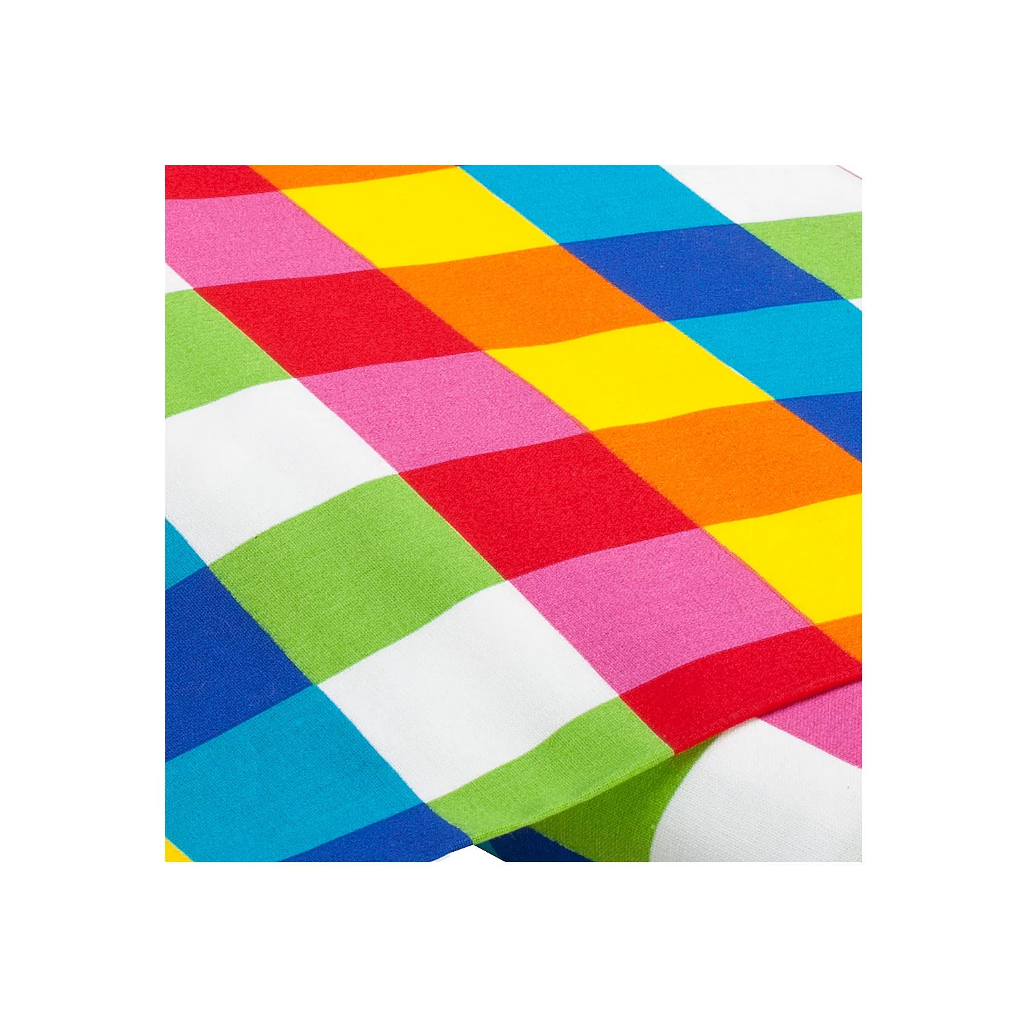 Tissu coton "carreaux clown", multicolore