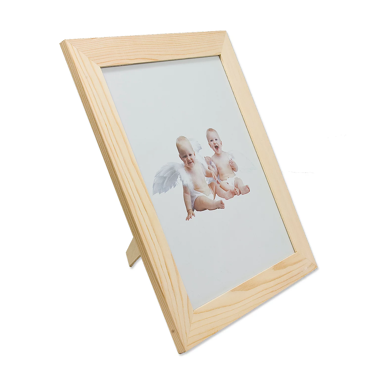 Cadre photo en bois, 25 x 30 x 1 cm