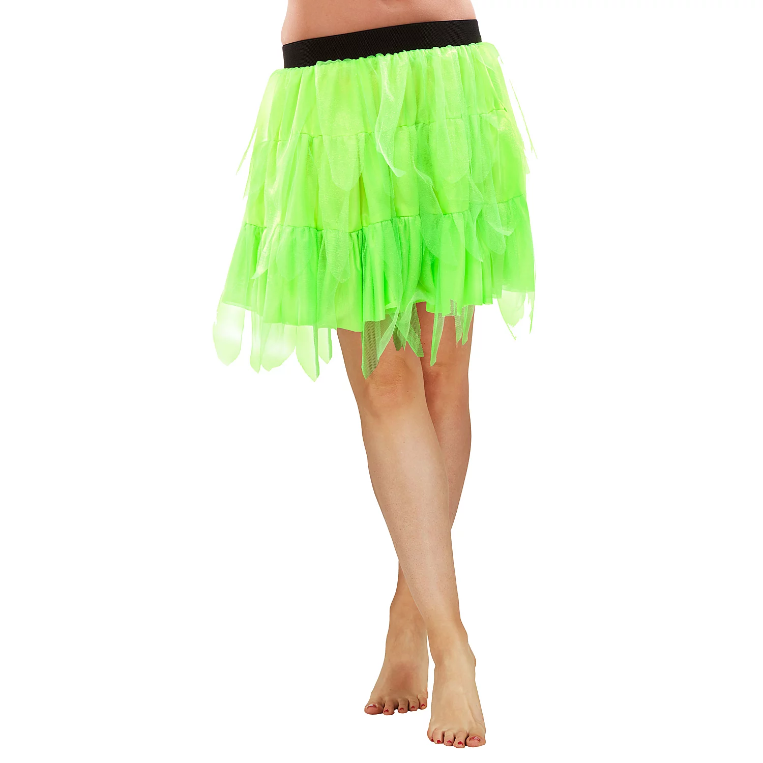 Jupe en tulle, vert fluo phosphorescent