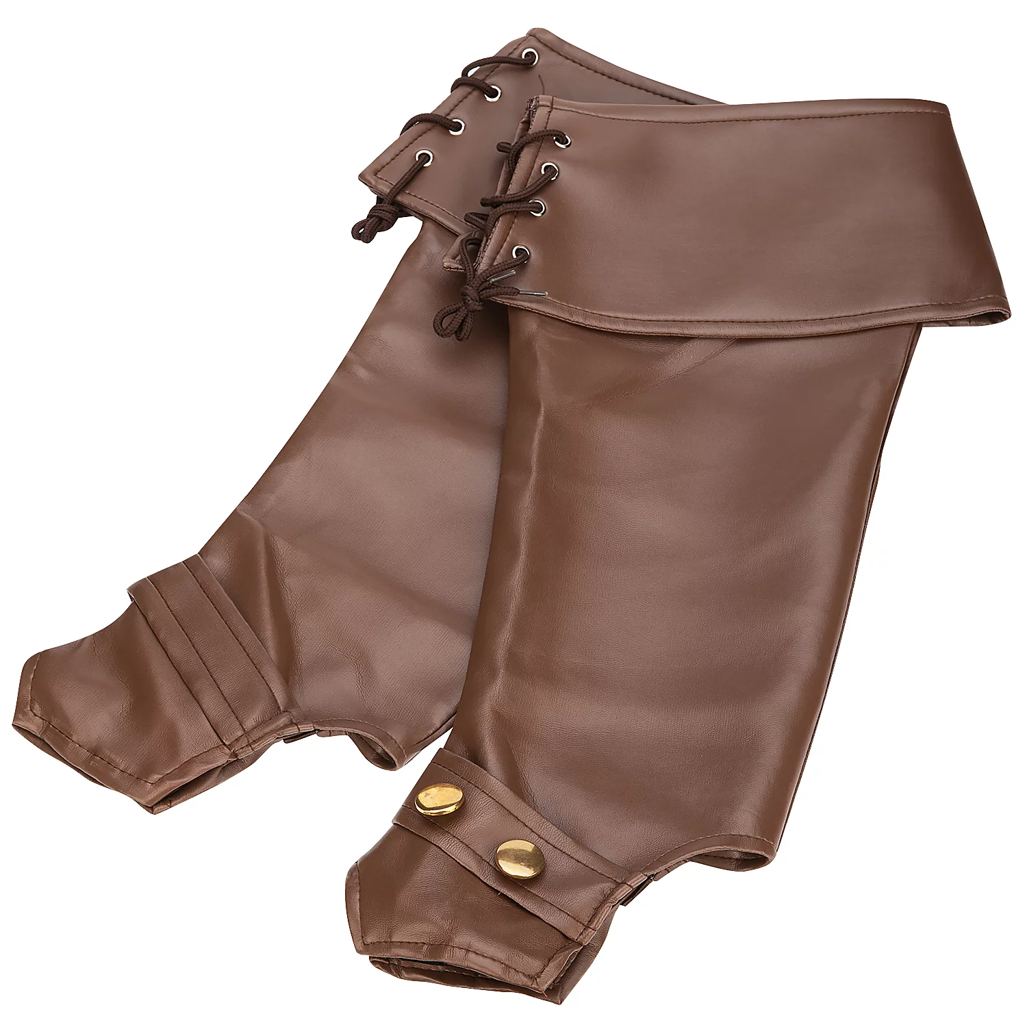 Guêtres à boutons, marron
