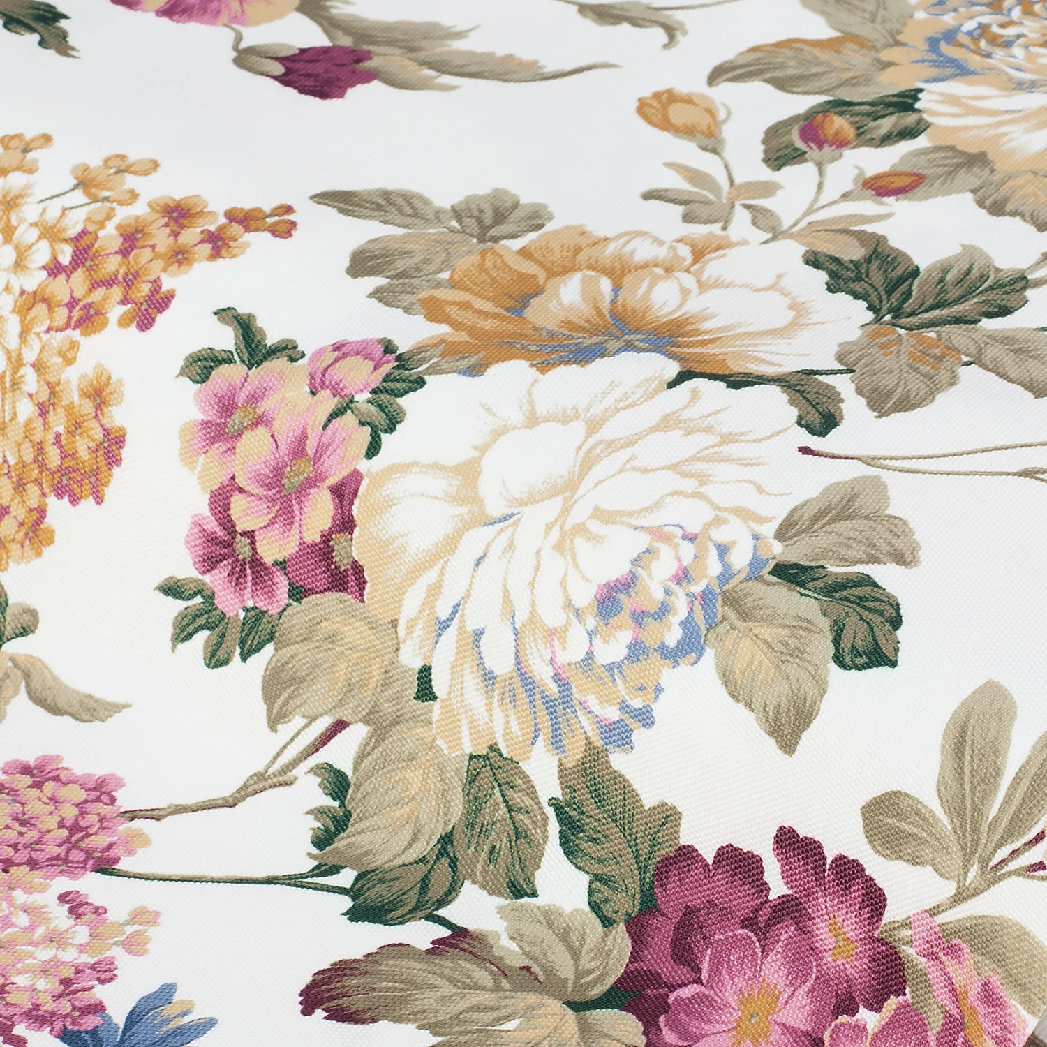 Tissu de décoration "Sophie" à motif floral, écru multicolore