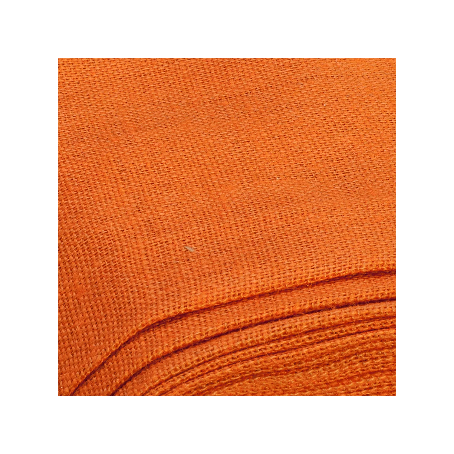 Toile de jute, orange