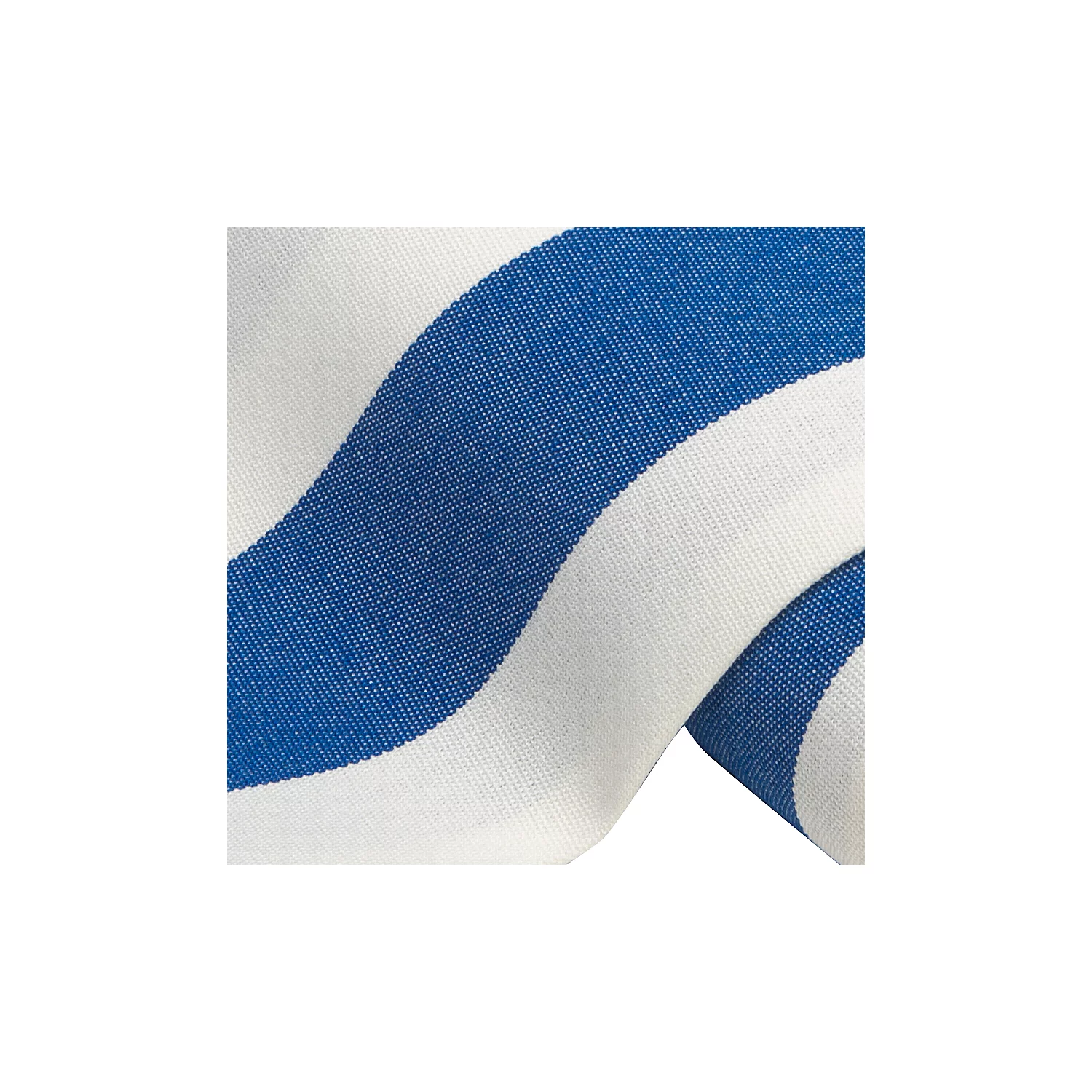 Tissu d'extérieur "Madrid", à rayures bleu/blanc