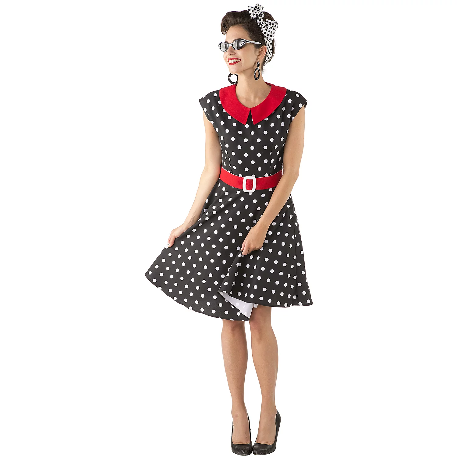 Robe "Rock'n'Roll", noir/blanc