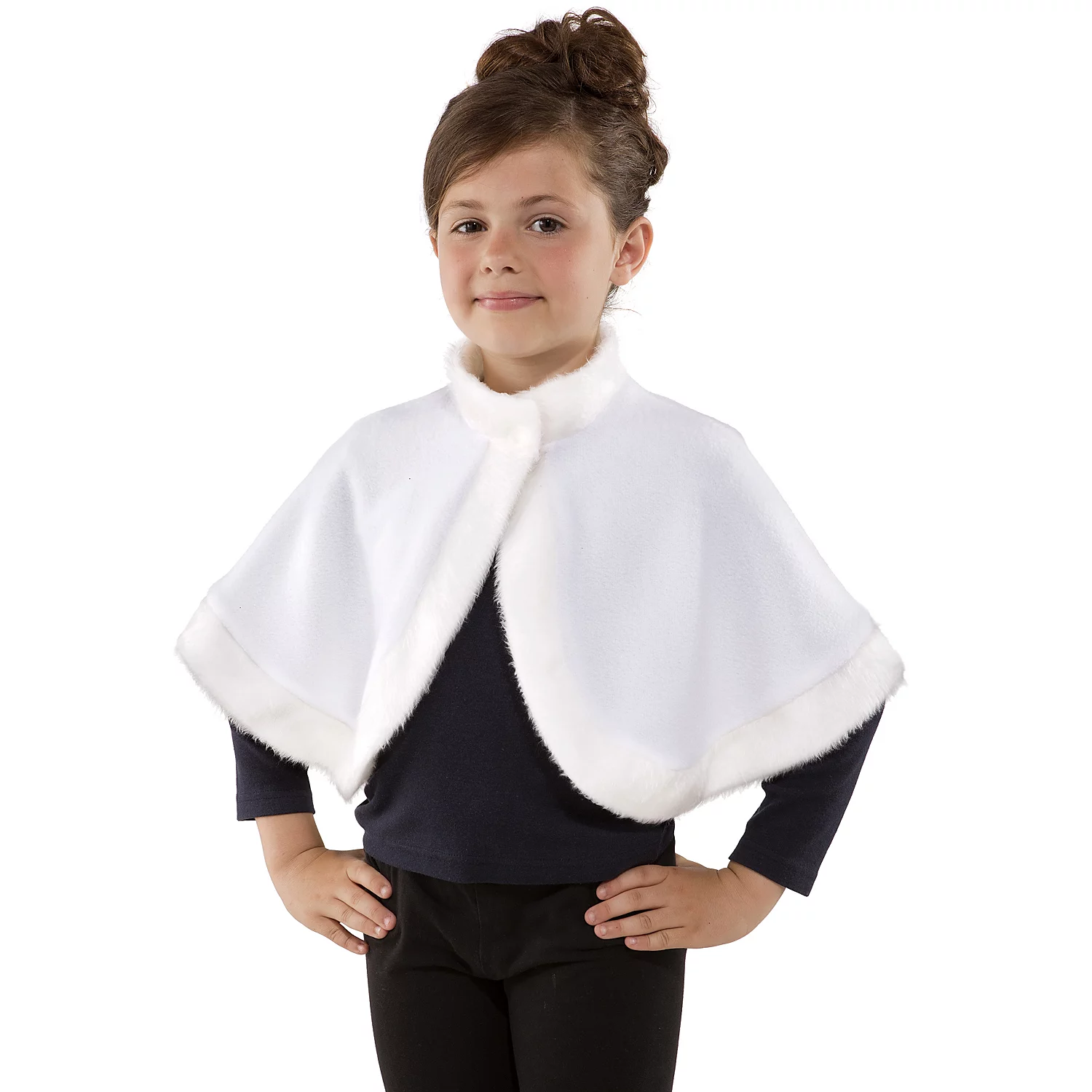 Cape pour enfant, blanc