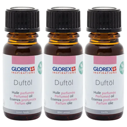 Seifenduftöle-Set, Vanille, Lemon, Apfel, 3x 10 ml