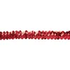Elastik-Paillettenband, rot, Breite: 20 mm, Länge: 3 m
