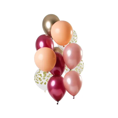 Luftballons Rich Ruby, Ø 30 cm, 12 Stück