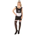 Zimmermädchen-Kostüm Chérie, schwarz/weiß