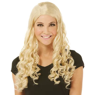Lockenperücke Engel, blond Image