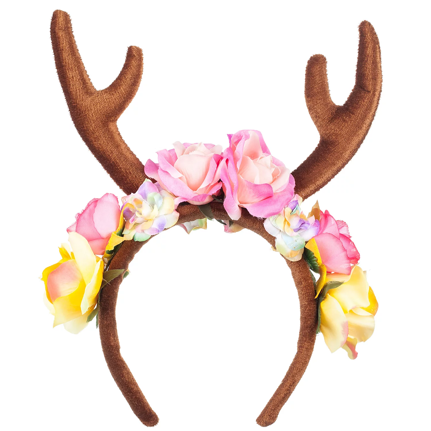 Haarreif Reh mit Blumen Image