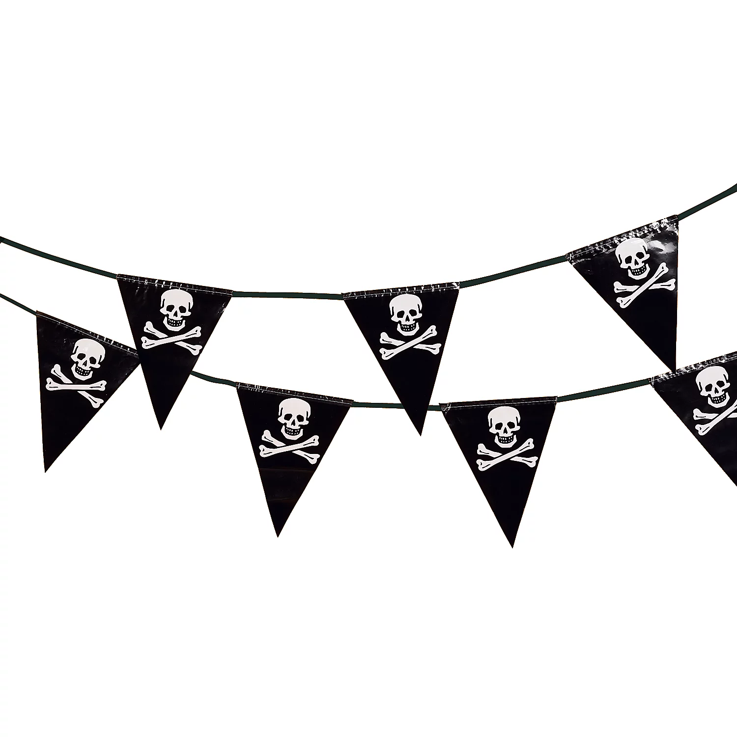 Guirlande à fanions "pirate", 6 m