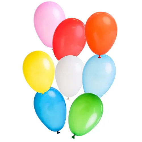Ballons multicolores, Ø 20 cm, 100 pièces