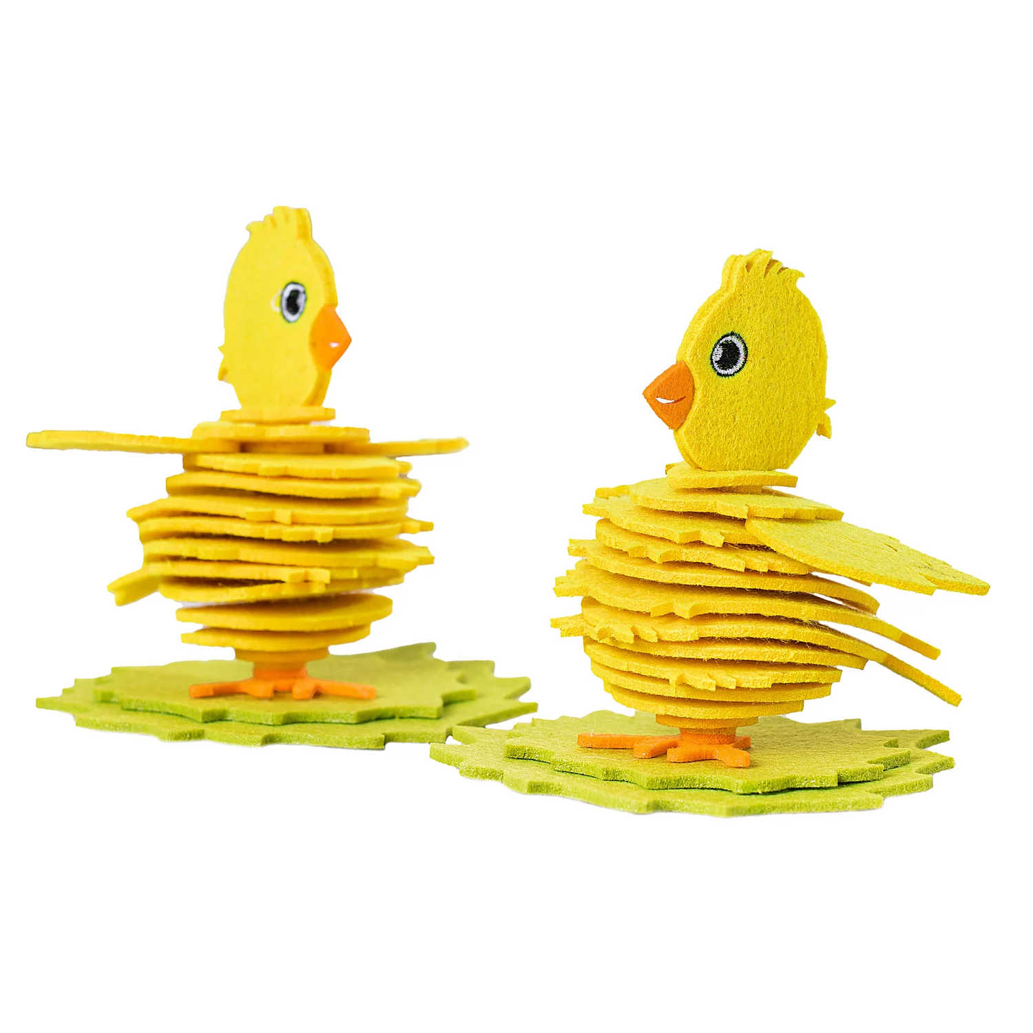 Filz-Bausatz Küken, gelb, 2 Stück Image