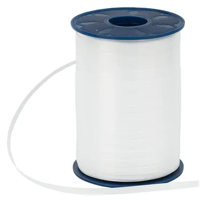 Geschenkband, weiß, 5 mm, 500 m Image