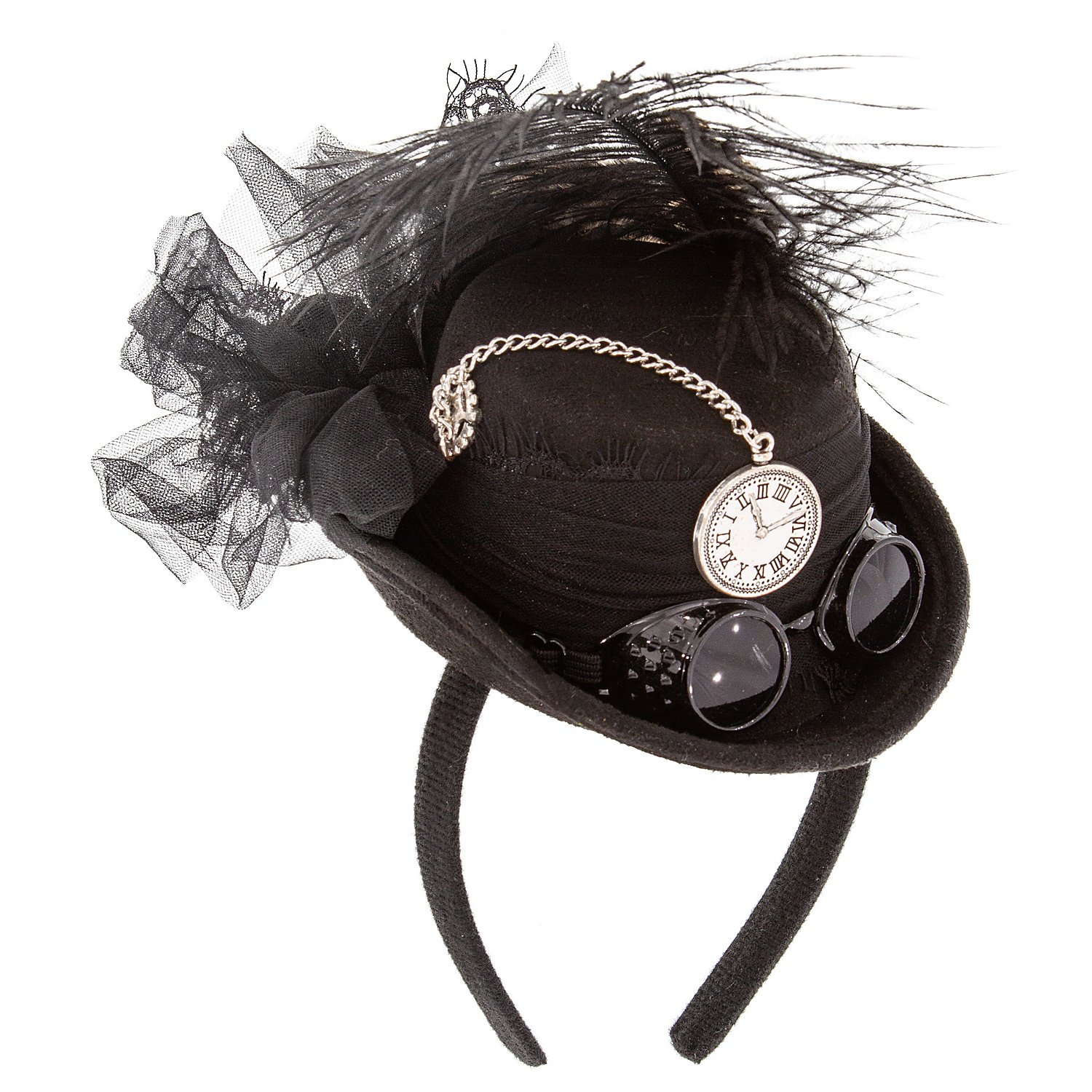 Mini-Zylinder Steampunk, schwarz Image