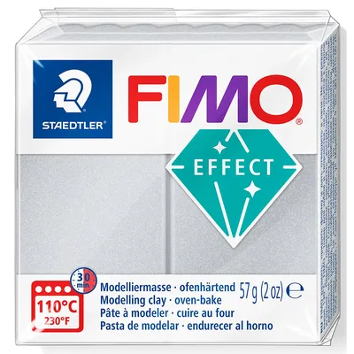 Fimo effect, pearl lichtsilber, 57 g