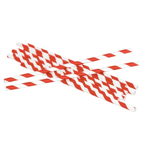 Trinkhalme, rot, 10 Stück