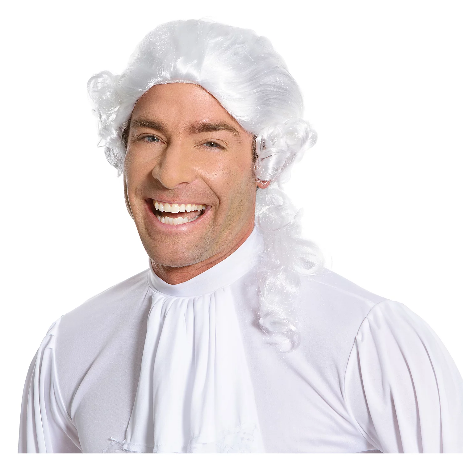 Perücke Amadeus, weiß