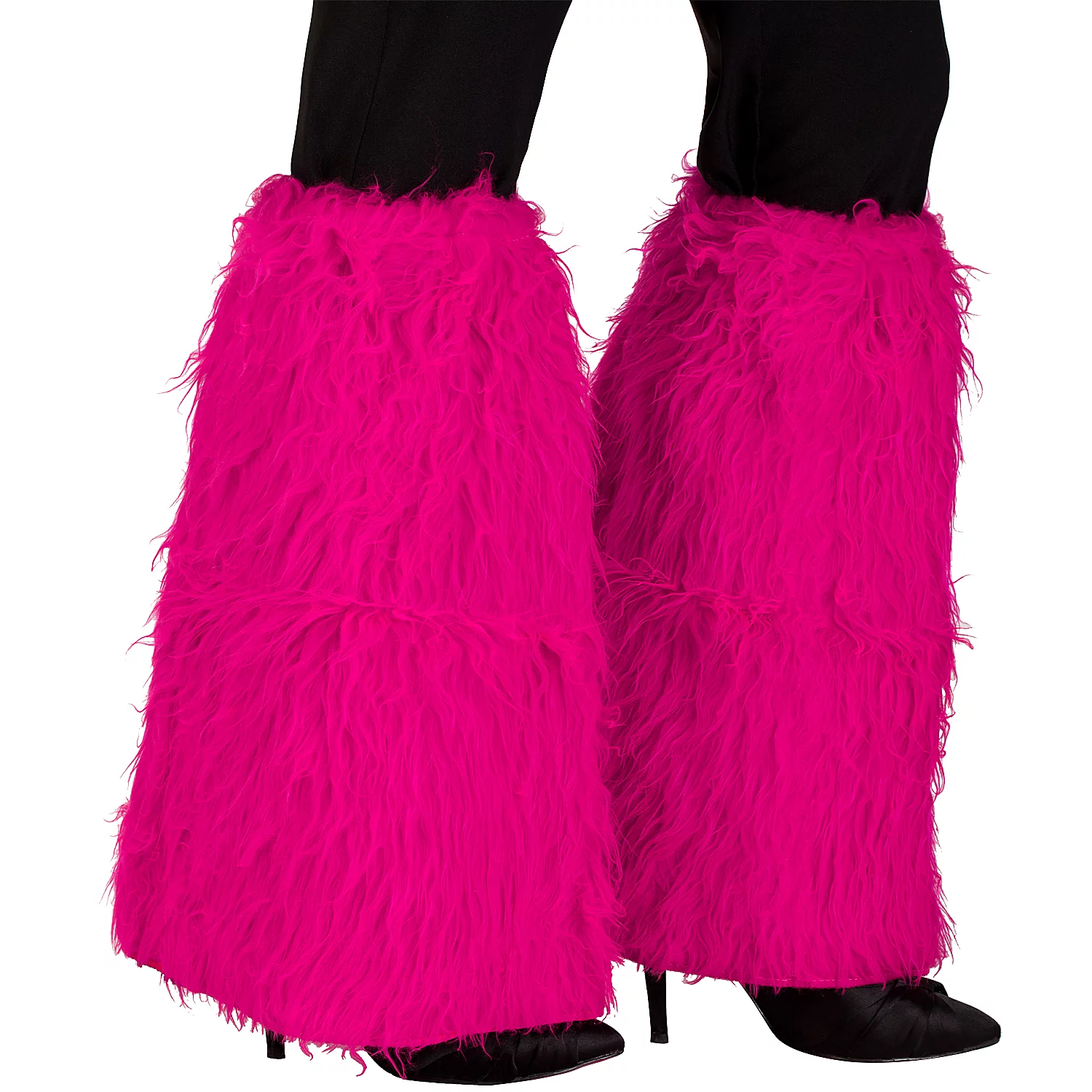 Beinstulpen Plüsch, fuchsia Image