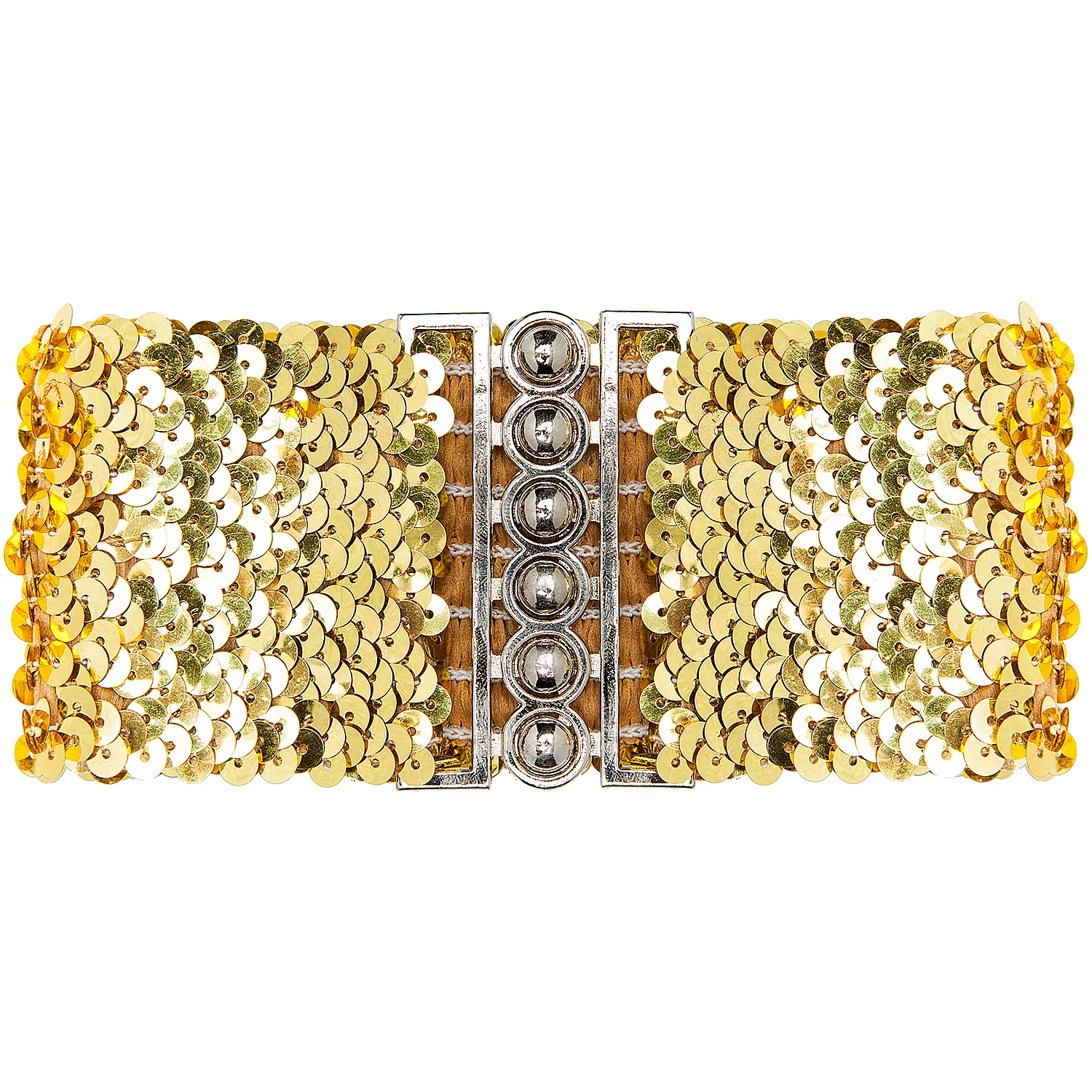 Gürtel Pailletten, gold Image