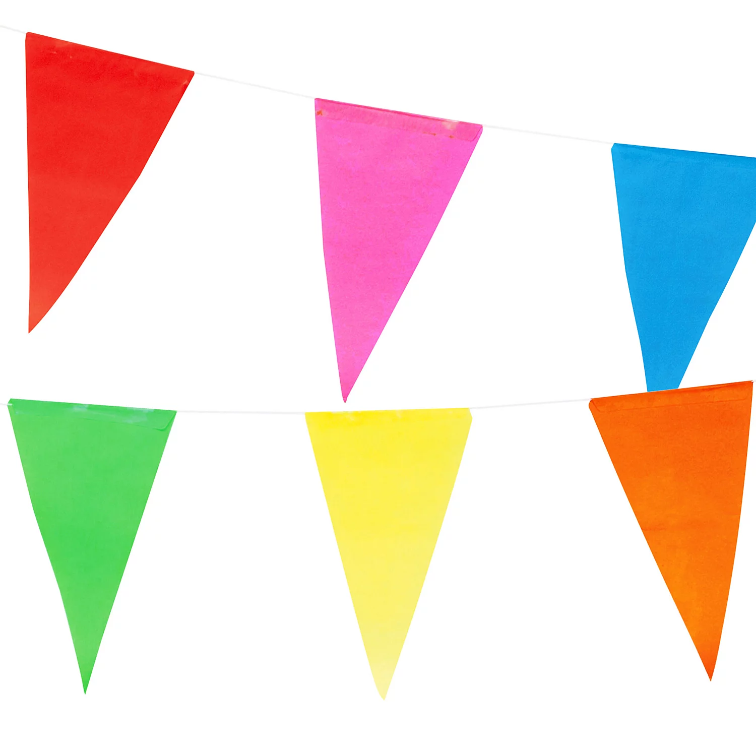 Papier-Wimpelkette, bunt, 10 Meter Image