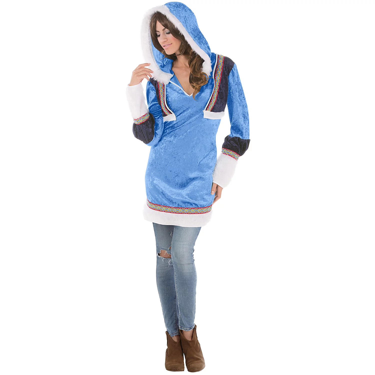 Eskimo-Kostüm Adya für Damen, eisblau Image