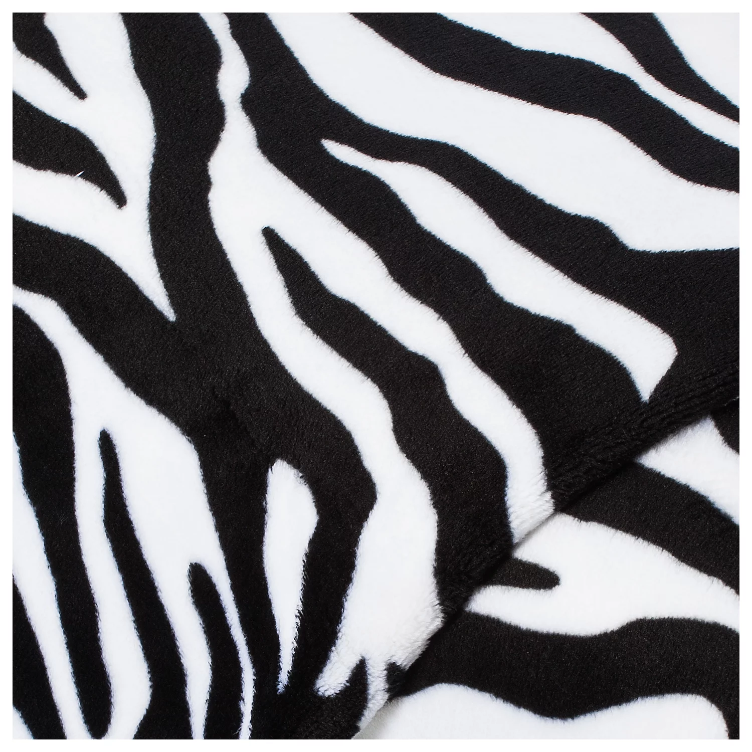 Wellness-Fleece Zebra, schwarz/weiß Image
