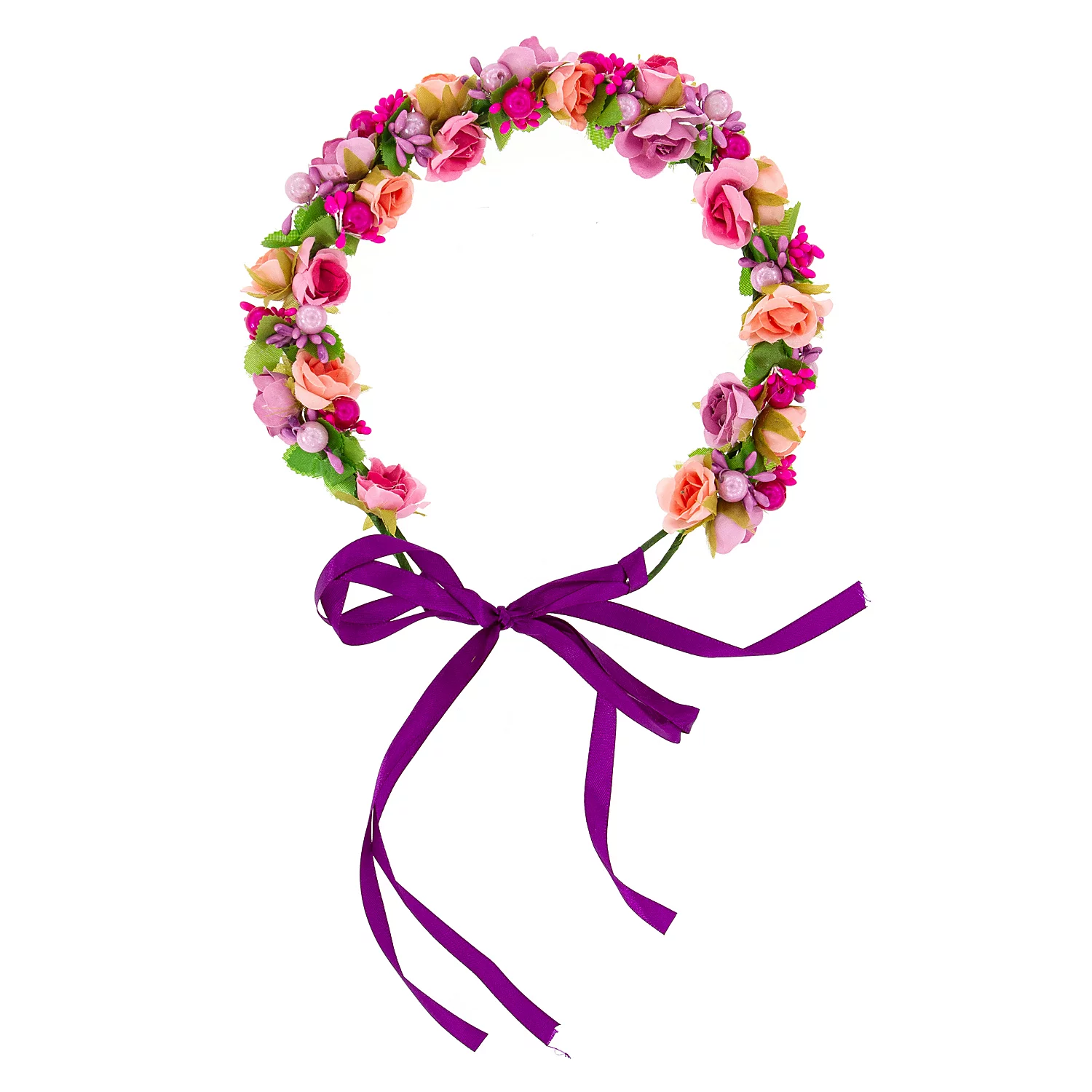 buttinette Haarkranz Blumen Image