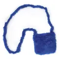 buttinette Tasche Plüsch, blau