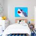 DecorumBY Baby Shark - Unframed Graphic Art Print Plastic/Acrylic/Metal in Blue/Gray/White | 40 H x 60 W x 1.5 D in | Wayfair