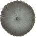 Etta Avenue™ Teen Adonia Round Pillow Cover & Insert Polyester/Polyfill/Velvet in Gray | 16 H x 16 W x 7 D in | Wayfair