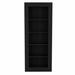 Latitude Run® Melbourne 28" Wide Bookcase Wood in Black/Brown | 71 H x 28 W x 12 D in | Wayfair 560296714F494459B643B657A1BBD581