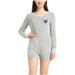 Women's Concepts Sport Gray Charlotte Hornets Venture Sweater Romper