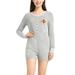 Women's Concepts Sport Gray Iowa State Cyclones Venture Sweater Romper