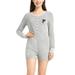 Women's Concepts Sport Heathered Gray Atlanta Falcons Venture Sweater Romper