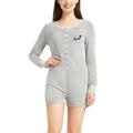 Women's Concepts Sport Heathered Gray Philadelphia Eagles Venture Sweater Romper