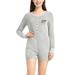 Women's Concepts Sport Gray Purdue Boilermakers Venture Sweater Romper