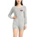 Women's Concepts Sport Heathered Gray San Francisco 49ers Venture Sweater Romper