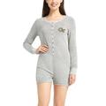 Women's Concepts Sport Gray Georgia Tech Yellow Jackets Venture Sweater Romper